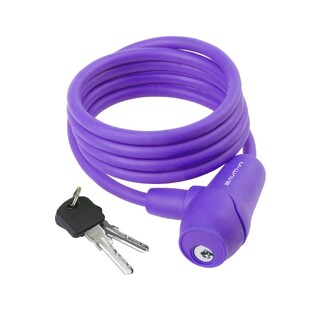 ΚΛΕΙΔΑΡΙΑ ΣΠΙΡΑΛ M WAVE S 8.15 SILICONE 8X1500  PURPLE