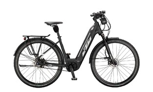 ΠΟΔ/ΤΟ KTM 28 MACINA CITY 5 ABS US 51 BLACK MATT/GREY/WHITE